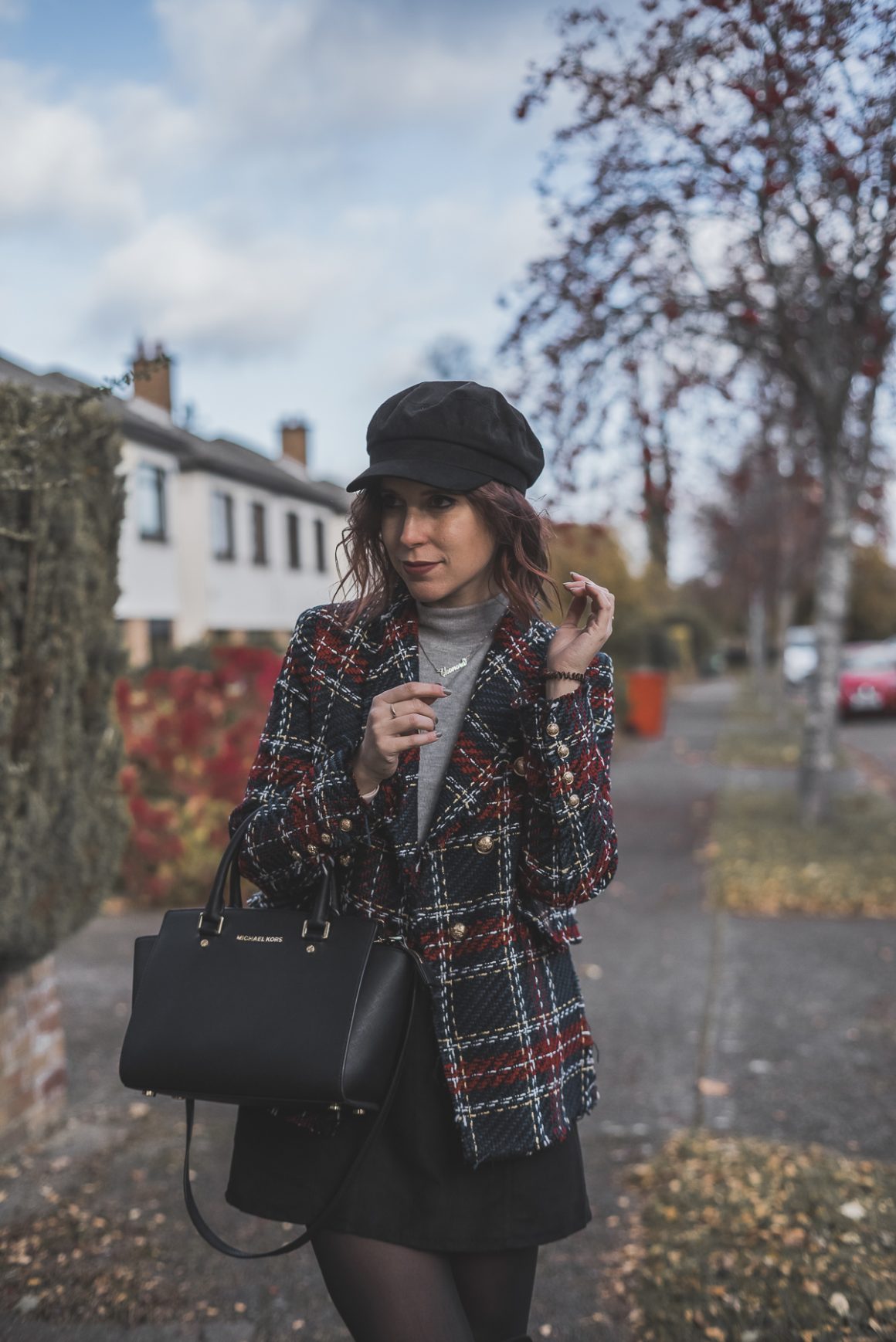 Tartan on sale check blazer